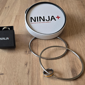 Ninja+ Deluxe SILVER (Gimmicks & Online Instruction) by Matthew Garrett – Trick - magic tricks