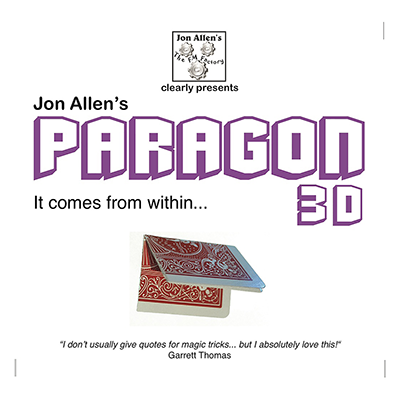 Paragon 3D (DVD and Gimmick) by Jon Allen – Trick - magic tricks
