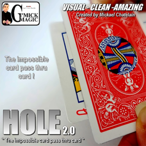 HOLE 2.0 (RED) by Mickael Chatelain – Trick - magic tricks