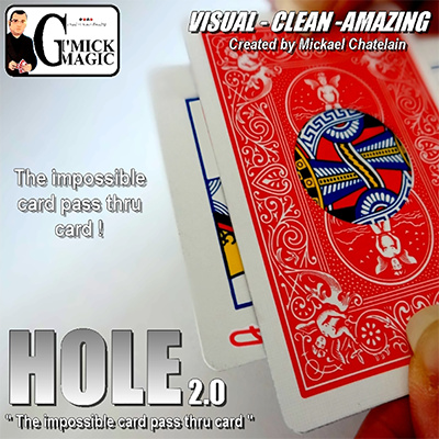 HOLE 2.0 (RED) by Mickael Chatelain – Trick - magic tricks