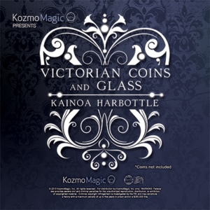 Victorian Coins and Glass (Gimmicks and Online Instructions) by Kainoa Harbottle and Kozmomagic – Trick - magic tricks