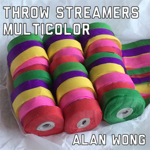 Throw Streamers Multi (30 Head / 10 pk.) by Alan Wong – Trick - magic tricks