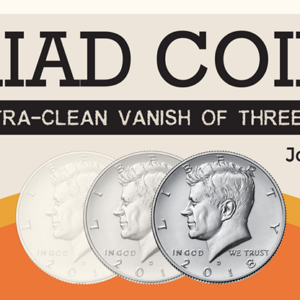 Triad Coins (Half Dollar) by Joshua Jay and Vanishing Inc. - magic tricks