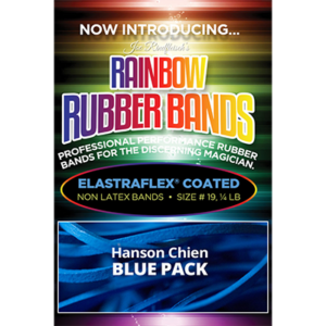 Joe Rindfleisch’s Rainbow Rubber Bands (Hanson Chien – Blue Pack) by Joe Rindfleisch – Trick - magic tricks