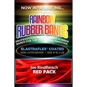 Joe Rindfleisch’s Rainbow Rubber Bands (Joe Rindfleisch – Red Pack) by Joe Rindfleisch – Trick - magic tricks