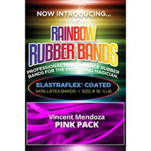 Joe Rindfleisch’s Rainbow Rubber Bands (Vince Mendoza – Mr. Pink) by Joe Rindfleisch – Trick - magic tricks