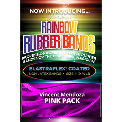 Joe Rindfleisch’s Rainbow Rubber Bands (Vince Mendoza – Mr. Pink) by Joe Rindfleisch – Trick - magic tricks