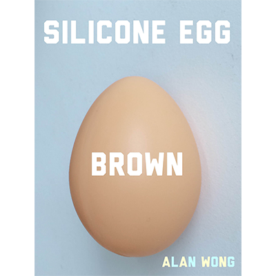 Silicone Egg (Brown) by Alan Wong – Trick - magic tricks