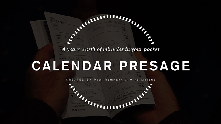 Calendar Presage by Paul Romhany – Trick - magic tricks