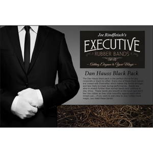 Joe Rindfleisch’s Executive Rubber Bands (Dan Hauss – Black Pack) by Joe Rindfleisch – Trick - magic tricks