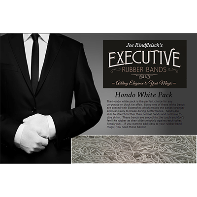 Joe Rindfleisch’s Executive Rubber Bands (Hondo – White Pack) by Joe Rindfleisch – Trick - magic tricks