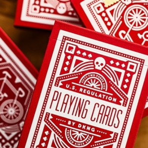 DKNG (Red Wheel) Playing Cards by Art of Play - magic tricks