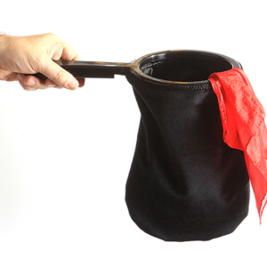 Change Bag Velvet REPEAT WITH ZIPPER (All Black) by Bazar de Magia – Tricks - magic tricks