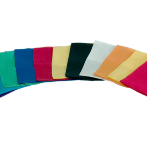 Silks 12 inch 12 Pack (Assorted) Magic by Gosh – Trick - magic tricks