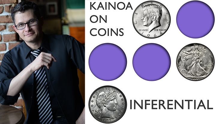 Kainoa on Coins: Inferential (DVD and Gimmicks) – DVD - magic tricks