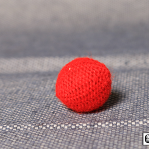 Crochet Ball .75 inch Single (Red) by Mr. Magic – Trick - magic tricks