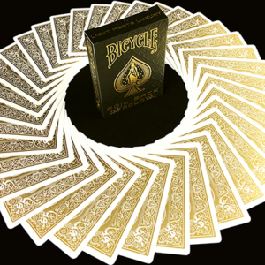 Bicycle MetalLuxe Gold Playing Cards Limited Edition by JOKARTE - magic tricks