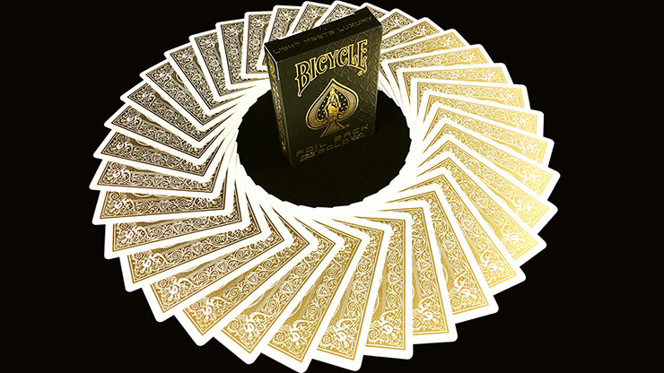 Bicycle MetalLuxe Gold Playing Cards Limited Edition by JOKARTE - magic tricks