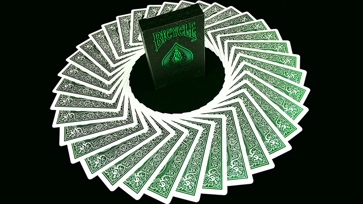 Bicycle MetalLuxe Emerald Playing Cards Limited Edition by JOKARTE - magic tricks
