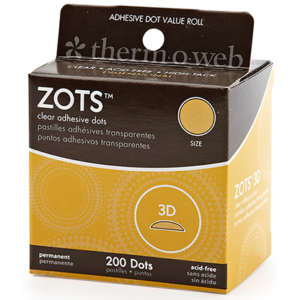 Sticky Dots 3D (1/2 inch Diameter) Roll of 200 - magic tricks