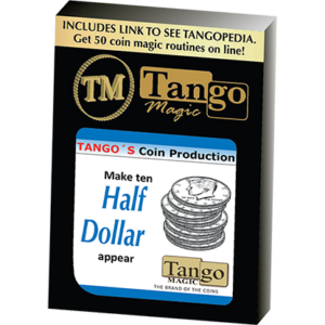 Tango Coin Production – Half Dollar D0186 (Gimmicks and Online Instructions) by Tango – Trick - magic tricks