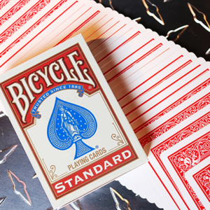 Bicycle Standard Red Poker Cards (New Box) - magic tricks