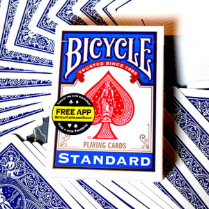 Bicycle Standard Blue Poker Cards (New Box) - magic tricks