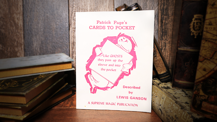 Patrick Page’s Cards to Pocket by Lewis Ganson – Book - magic tricks