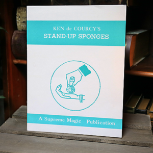 Stand-Up Sponges by Ken de Courcy – Book - magic tricks
