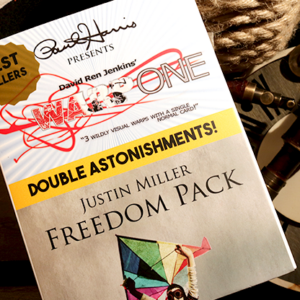 Paul Harris Presents Warp One/Freedom Pack Double Astonishments by Justin Miller & David Jenkins – Trick - magic tricks