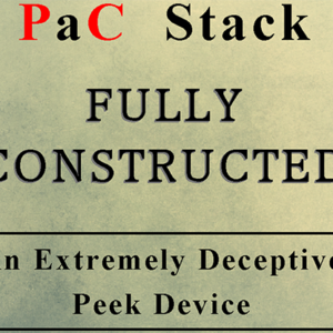 PaC Stack: Fully Constructed (Gimmicks and Online Instructions) by Paul Carnazzo – Trick - magic tricks