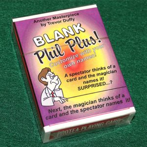 Blank Phil Plus 2 (Version 2) by Trevor Duffy - magic tricks