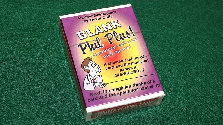 Blank Phil Plus 2 (Version 2) by Trevor Duffy - magic tricks