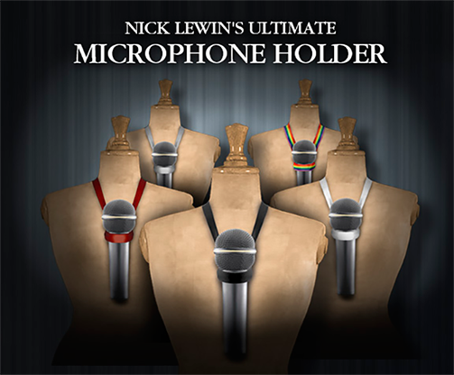 Nick Lewin’s Ultimate Microphone Holder (Black) – Trick - magic tricks