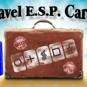 Travel ESP Cards Black (Gimmicks and Online Instructions) by Paul Carnazzo – Trick - magic tricks