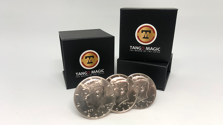 Triple TUC Half Dollar (D0183) Gimmicks and Online Instructions by Tango – Trick - magic tricks