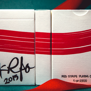 Red Stripe Playing Cards - magic tricks