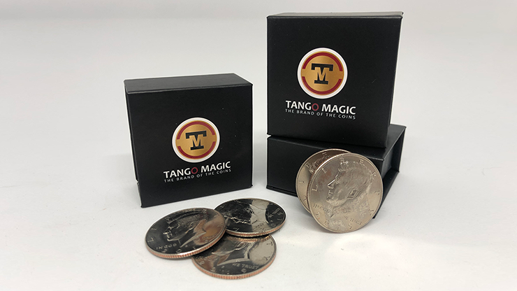 Perfect Shell Coin Set Half Dollar (Shell and 4 Coins D0201) by Tango Magic – Trick - magic tricks