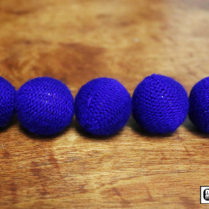 Crochet 5 Ball combo Set (1″/Blue) by Mr. Magic – Trick - magic tricks