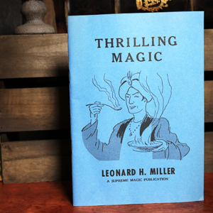 Thrilling Magic by Leonard H. Miller – Book - magic tricks