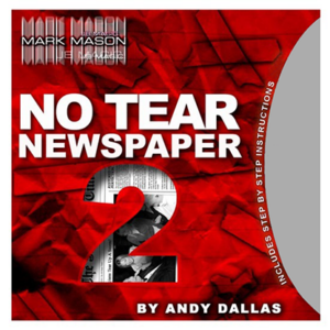 No Tear Newspaper 2 (Gimmick and Online Instructions) by Andy Dallas – Trick - magic tricks