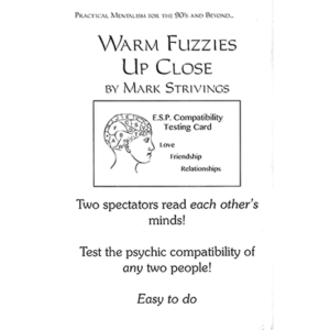 Warm Fuzzies Up Close by Mark Strivings – Trick - magic tricks
