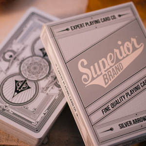 Superior Silver Arrow Playing Cards by Expert Playing Card Co - magic tricks
