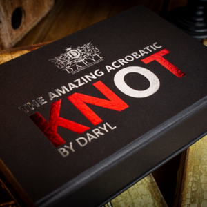 Amazing Acrobatic Knot with extra knot Red and White (Gimmicks and Online Instructions) by Daryl – Trick - magic tricks