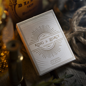 King and Legacy: Gold Edition Marked Playing Cards - magic tricks