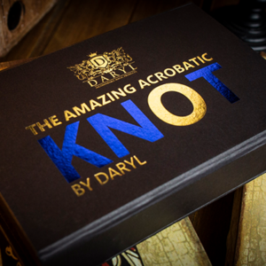 Amazing Acrobatic Knot with extra knot Blue and Yellow (Gimmicks and Online Instructions) by Daryl – Trick - magic tricks