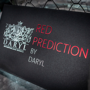 The Red Prediction (Gimmicks and Online Instruction) by DARYL- Trick - magic tricks