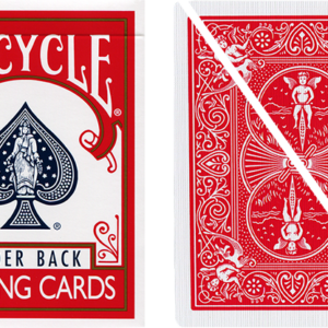 Split Pop Eyed Popper Deck Bicycle (Red) - magic tricks
