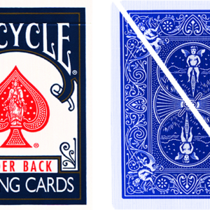 Split Pop Eyed Popper Deck Bicycle (Blue) - magic tricks