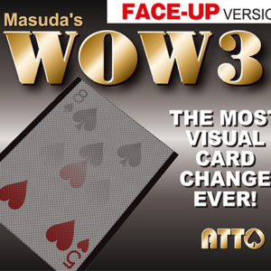 WOW 3 Face-Up (Gimmick and Online Instructions) by Katsuya Masuda – Trick - magic tricks